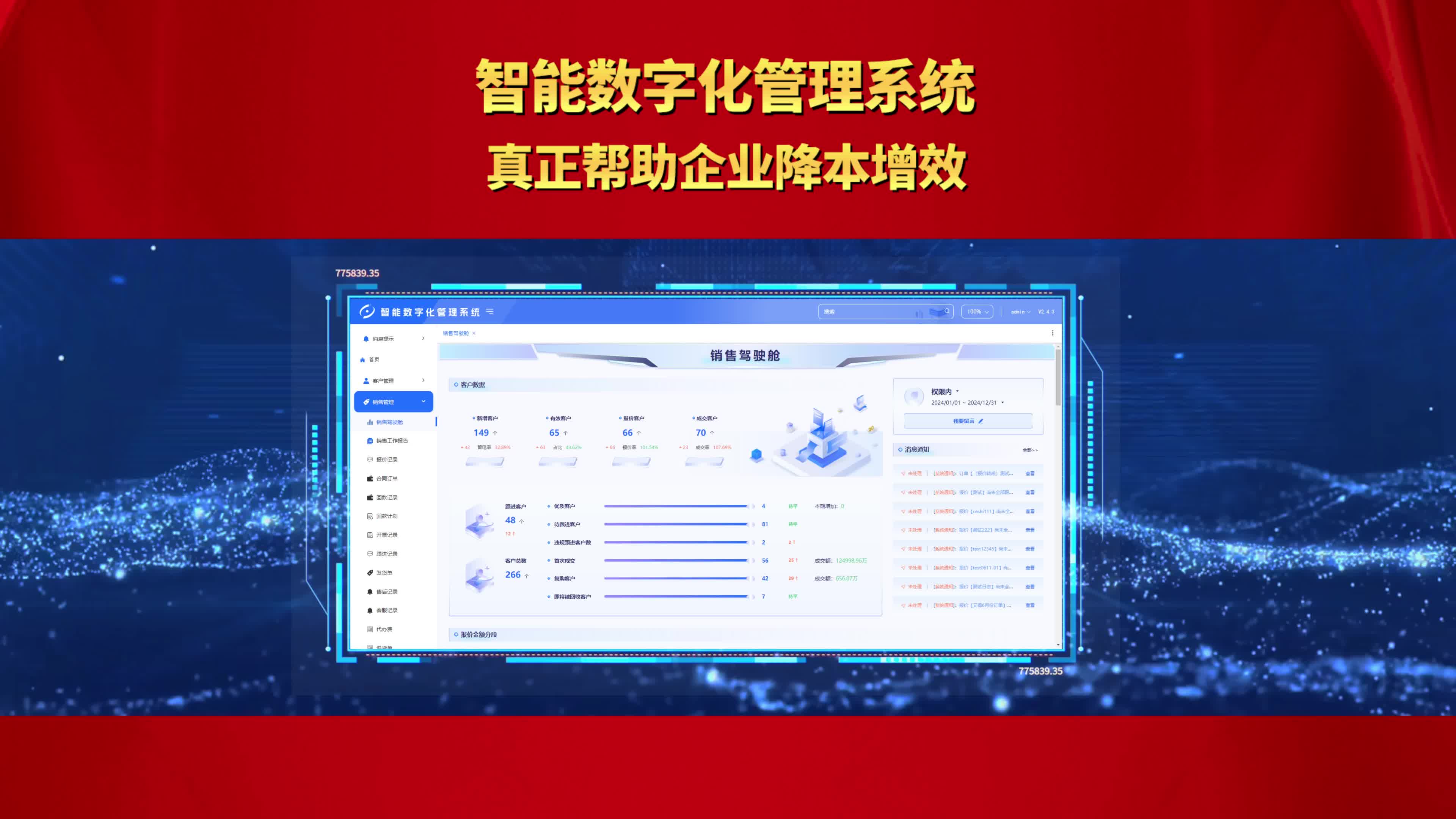 智能数字化管理系统,真正帮助企业降本增效